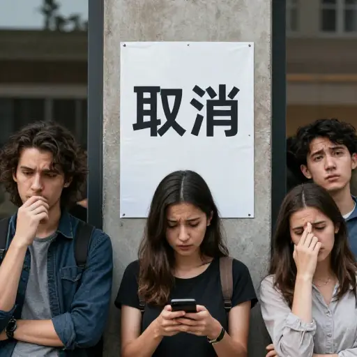 音乐会在临时通知下被取消，这让许多歌迷感到失望。