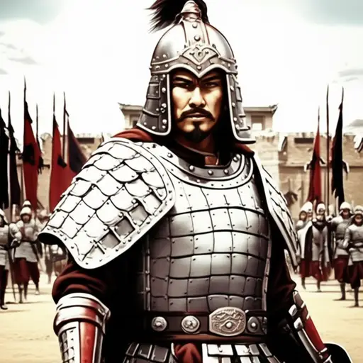 那个将军雇佣了外国雇佣兵来保卫他的领地。