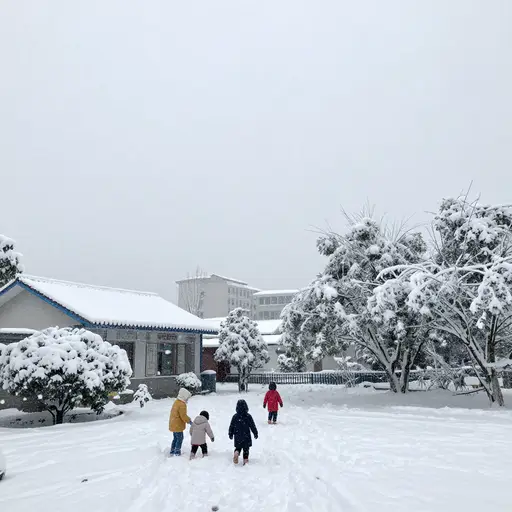 这里冬天经常下雪。