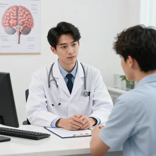 我哥哥是一名专门研究青少年心理健康的精神科医生。