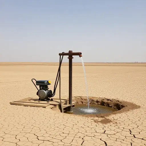 过度抽水会耗尽地下水储备。