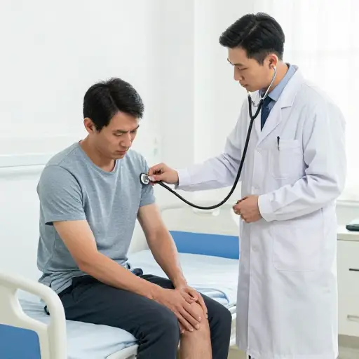 医生，我感觉我的腿有点疼。