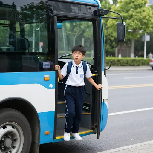 我坐错了公交车。