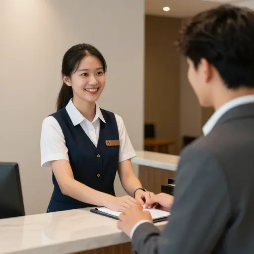 酒店员工在任何时候都必须礼貌地对待客人。
