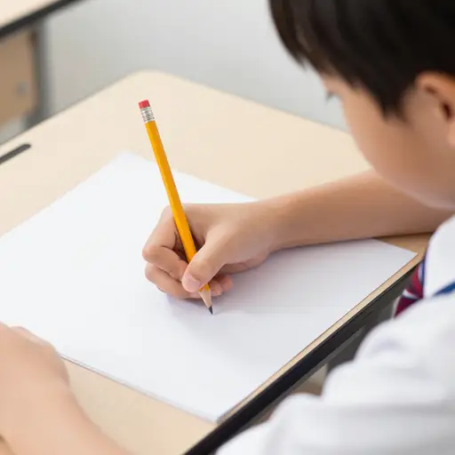 用你的铅笔写字。