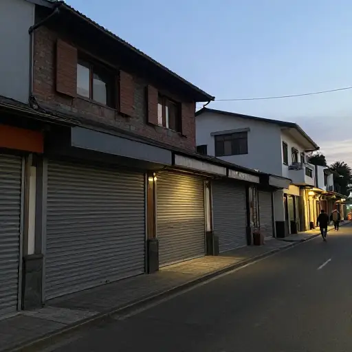 这里的餐馆似乎关门很早。