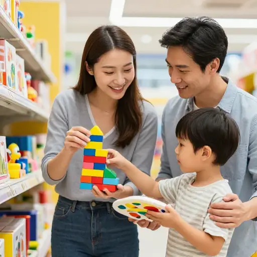 父母经常为孩子购买教育玩具。