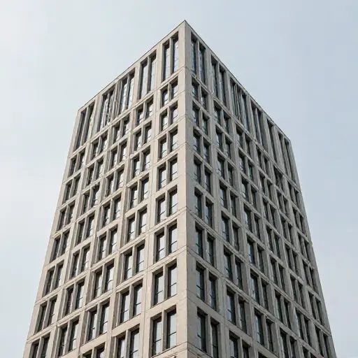 这座建筑的设计展现了令人惊叹的复杂细节。