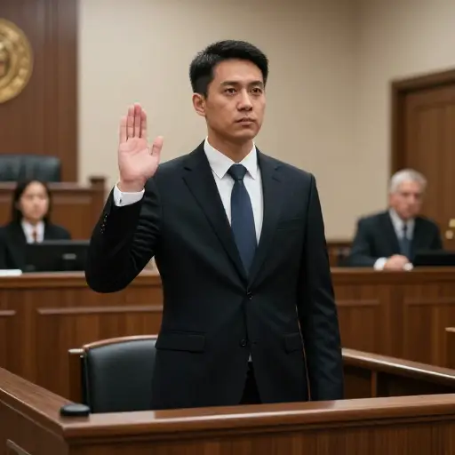 证人作证说他看到了事故。