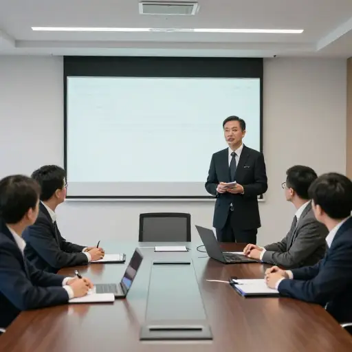 会议期间，各部门主管依次汇报了他们的报告。
