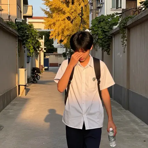 我放学后很累。