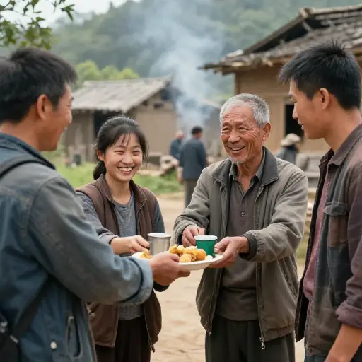 村民们以其好客的天性而闻名，为疲惫的旅人提供食物和住所。