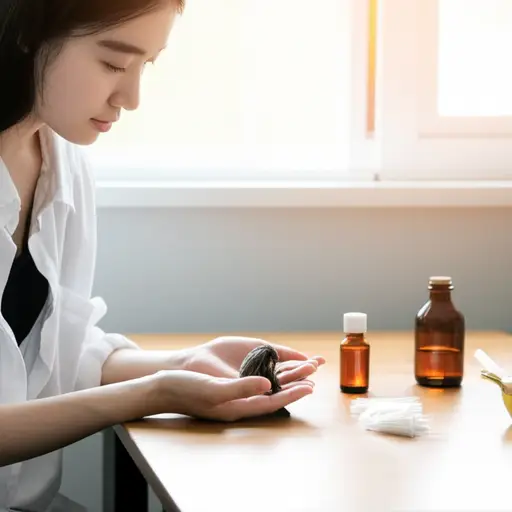 她悉心照料那只受伤的小鸟，直到它恢复健康。