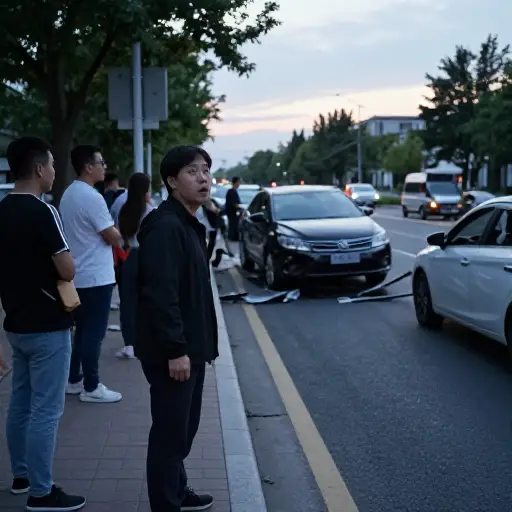 我只是后来才得知事故。
