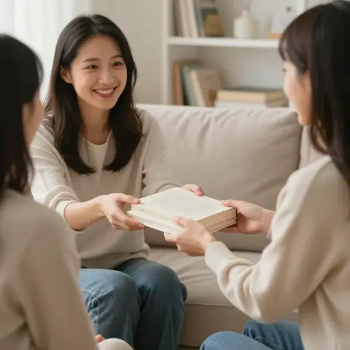 她还没有把那些书还给我。