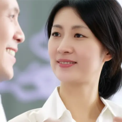 他对我使了个会意的眼色，暗示他知道这个秘密。