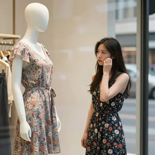 我喜欢那条裙子，但我要等它打折了再买。