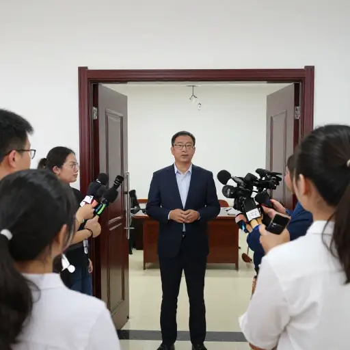 当地社区发言人在会议后向媒体发表了讲话。