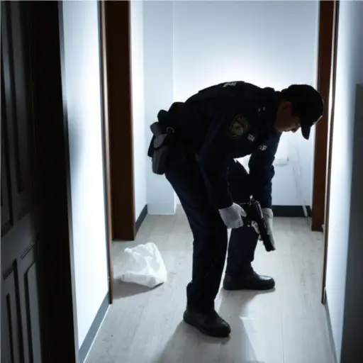 警方怀疑有人在嫌疑人家里偷偷藏了毒品。