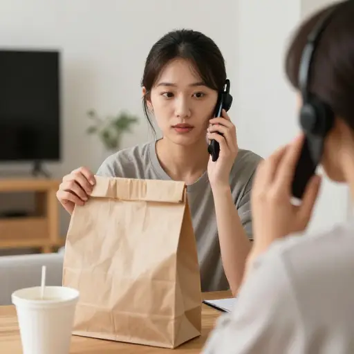请联系客户支持处理餐品缺失的问题。
