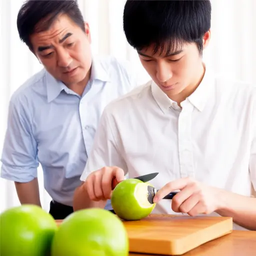 小心点，别伤到自己。