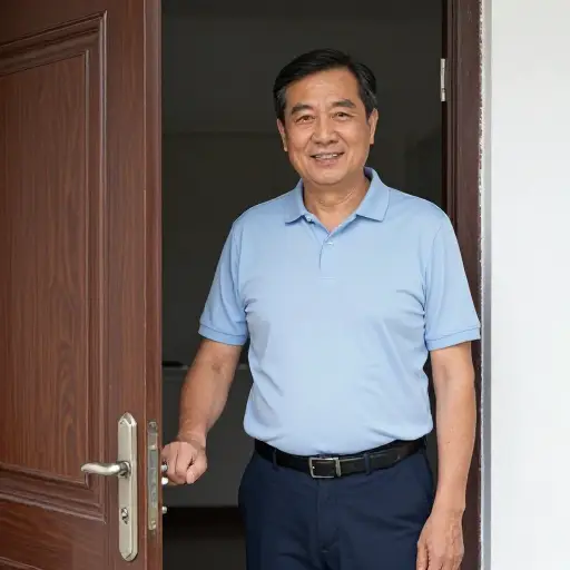 一个名叫丹尼斯的男人开了门。