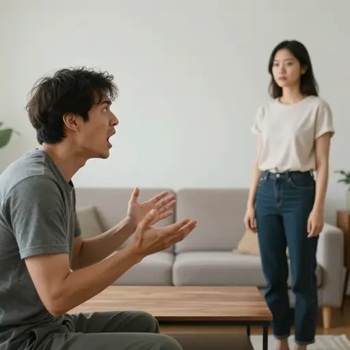 他经常大喊大叫，但我不认为他曾对她有过身体上的暴力行为。