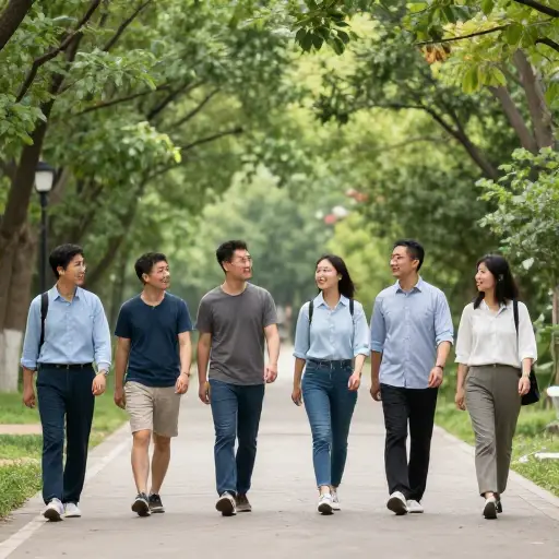他们最显著的特征是他们悠闲的走路方式。