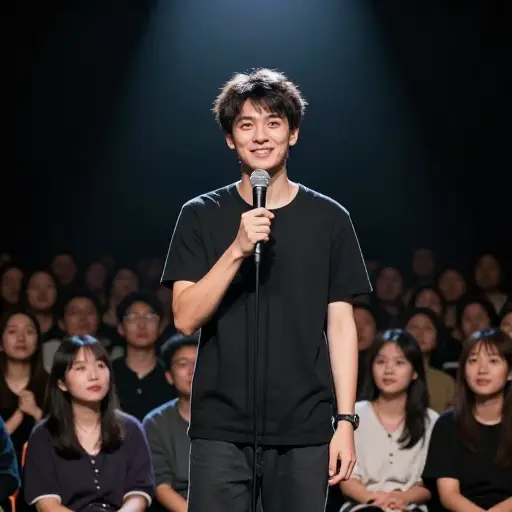 他喜欢成为关注的焦点。