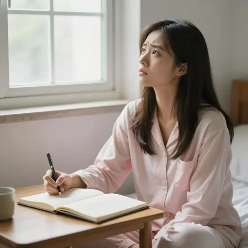 她没有为这个错误过分责备自己，而是决心从中吸取教训继续前行。