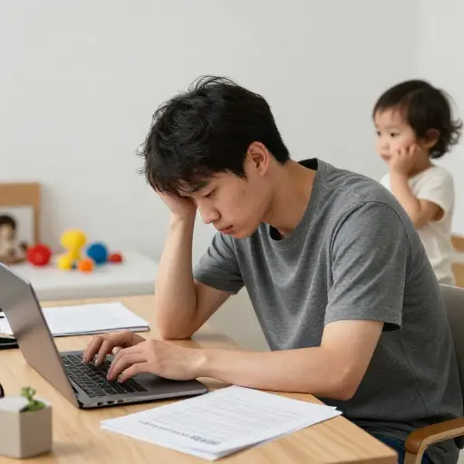 当你有年幼的孩子时，很难全身心投入事业。