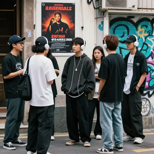 青年文化通常包含特定的音乐和时尚潮流。