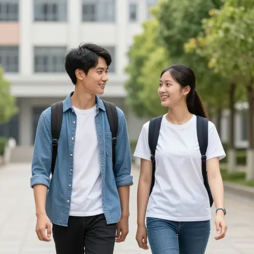 那两个人自从大学相遇以来就一直形影不离。
