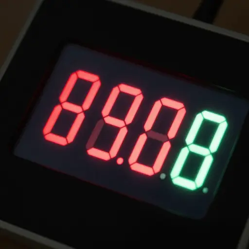 屏幕上的数字很容易看清。