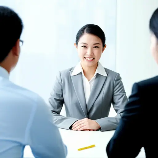 她在面试中的表现确实达到了标准。