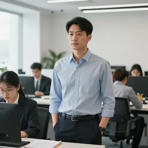 他的表现只是平平，没什么特别。