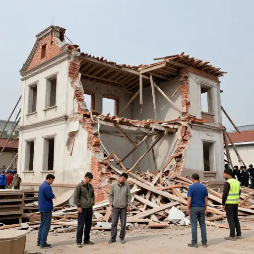 尽管他们付出了英勇的努力，还是没能拯救那座历史建筑免于拆除。