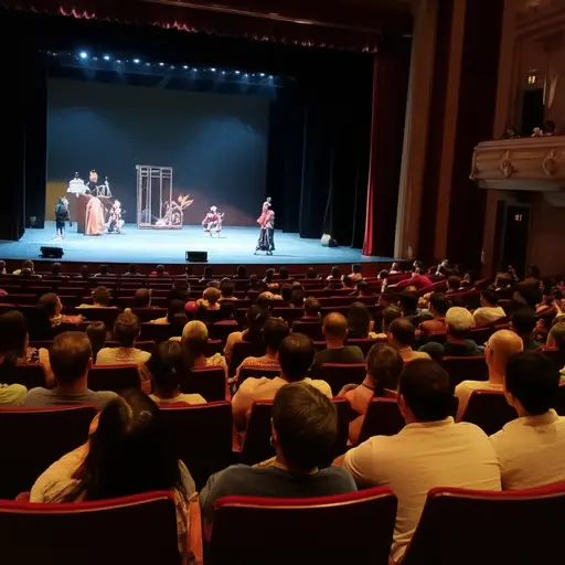 这场精彩的表演让观众们如痴如醉。
