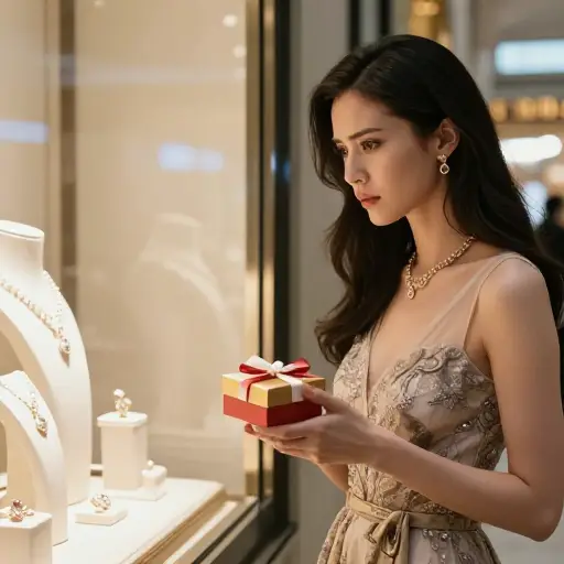 不送昂贵的礼物，怎么能取悦像她这样富有的女人呢？