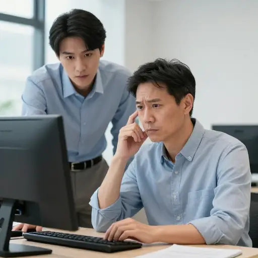 他经验丰富，但说到电脑，他需要一些帮助。