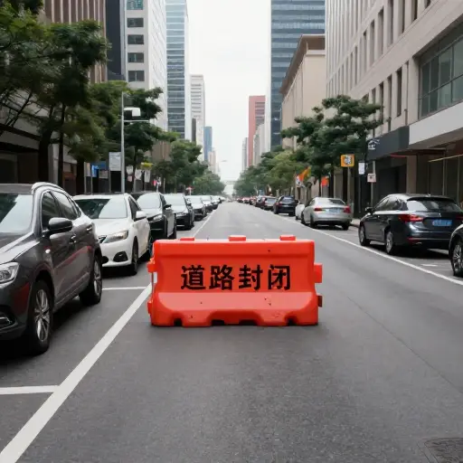 他们关闭了道路，试图减少城市交通。