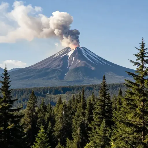 圣海伦斯山是美国的一座活火山。