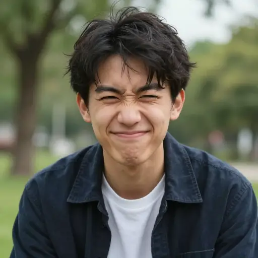 我从来不能开别人的玩笑，因为我无法保持严肃的表情。