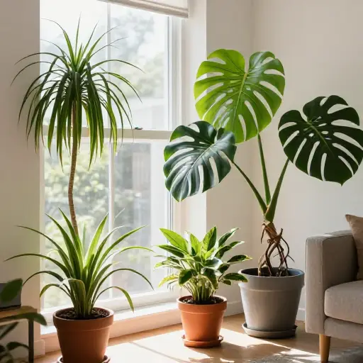 室内植物能让房间感觉清新。