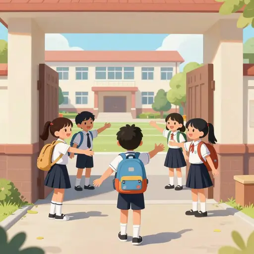 欢迎来到我们的学校！