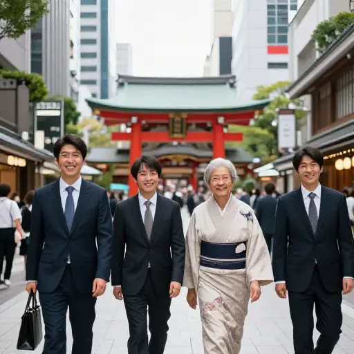 日本在一个资本主义社会中成功地保持了社会团结。