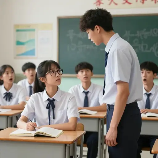 没人想到那个安静的学生会有勇气反抗欺凌者。