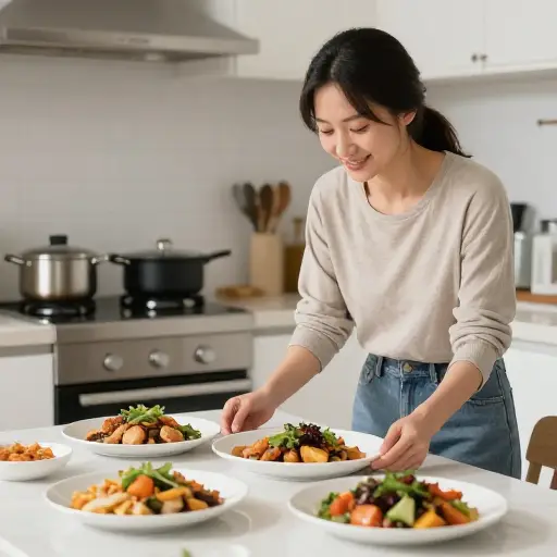 这次，她做饭什么都没烧焦。