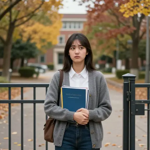 她推迟了上学，这使她耽搁了几年，但她可以自由选择并做她真正喜欢做的事情。