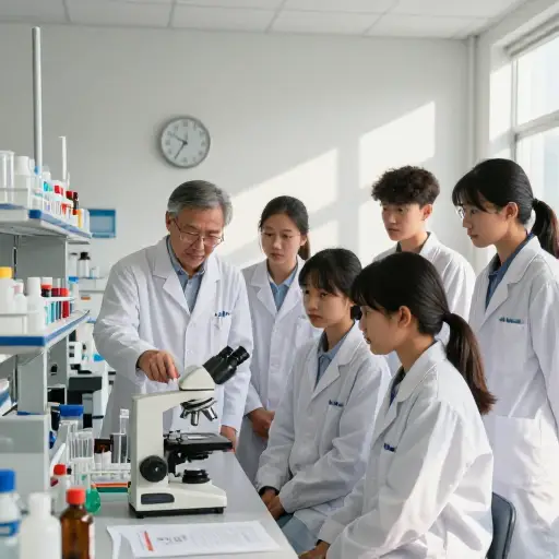 老师花了一个小时让学生们熟悉实验室的设备。
